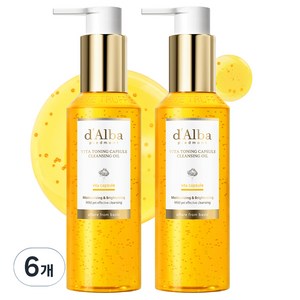 달바 비타 토닝 캡슐 클렌징 오일, 150ml, 6개