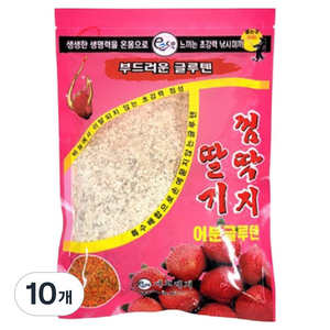 에코레져 껌딱지 딸기 어분글루텐, 10개, 300g