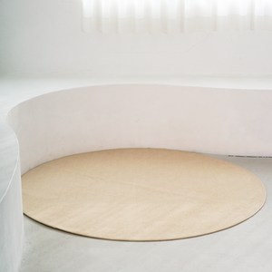 인룸 플레인 소프트 러그 원형