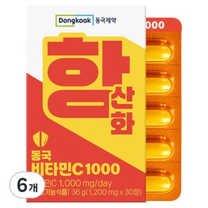 동국제약 비타민C 1000 36g, 6개, 30정