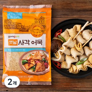 곰곰 옛날 사각 어묵, 240g, 2개