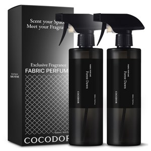 코코도르 패브릭 퍼퓸 섬유탈취제 숲속새벽공기 본품, 500ml, 2개