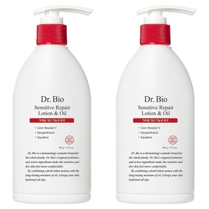 닥터바이오 센시티브 리페어 로션 앤 오일, 500g, 2개