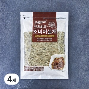 해맑은푸드 반찬전용 조미 어실채, 4개, 300g