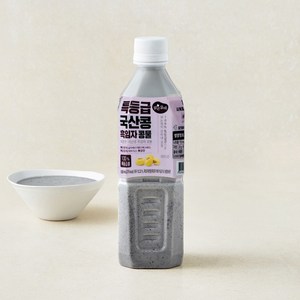 맑은물에 특등급 국산콩 흑임자 콩물, 500ml, 1개
