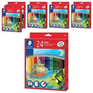 스테들러 루나 색연필, 24색, 6개
