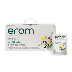이롬 황성주 박사의 국산콩 두유 검은콩과 17곡 프리미엄, 180ml, 20개