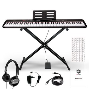 토이게이트 안젤리아 88건반 전자 피아노 88piano, 블랙, 1개