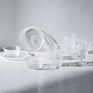 블랑드블랑 브륀 홈카페 4종 x 2p 세트, 1세트, 텀블러 275ml 2p + 고블렛 275ml 2p + 플레이트 17cm 2p + 디저트볼 265ml 2p