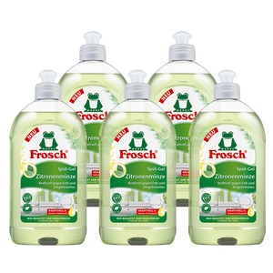 프로쉬 레몬민트 맨손 주방세제, 500ml, 5개