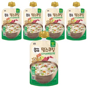 맘스쿠킹 이유식, 100g, 5개, 소고기 순두부전골 진밥