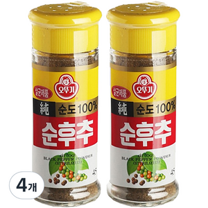 오뚜기 순후추, 45g, 4개