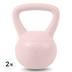 앳플리 소프트 케틀벨, 인디 핑크, 4kg, 2개