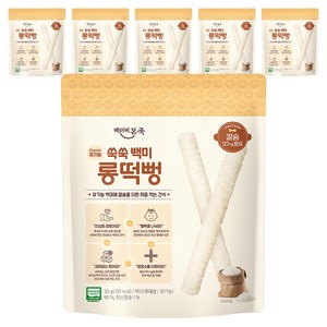 베이비본죽 쑥쑥백미 롱떡뻥, 백미, 30g, 6개