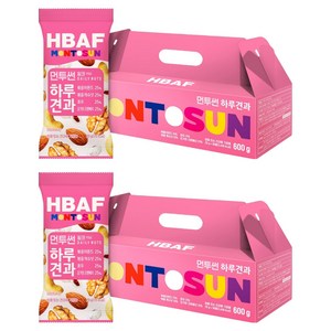 바프 먼투썬 하루견과 핑크, 600g, 2개