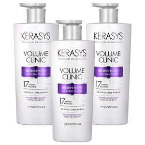 케라시스 볼륨 클리닉 단백질 컨디셔너, 600ml, 3개