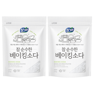 참그린 참 순수한 베이킹소다, 2kg, 2개