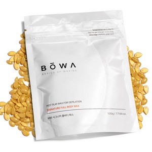 BOWA 시그니처 풀 바디 하드왁스, 500g, 1개
