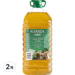 알리안자 포머스 올리브 오일, 2개, 5L