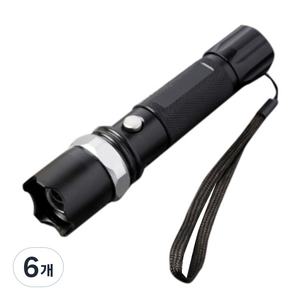 5W LED 볼트 줌 손전등, 랜덤 발송, 6개
