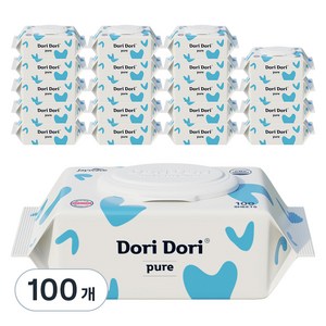 도리도리 퓨어 물티슈 리필형, 35g, 100매, 100개