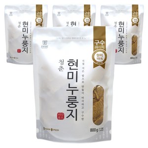 청춘누룽지 현미, 800g, 4개