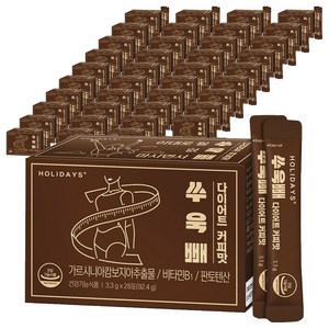 홀리데이즈 쑤욱빼 다이어트 커피맛 28포, 92.4g, 40개