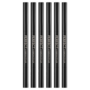 미샤 퍼펙트 아이브로우 스타일러 오토펜슬 0.15g, 블랙, 6개