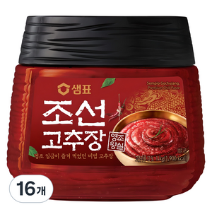 샘표 조선 고추장, 1kg, 16개