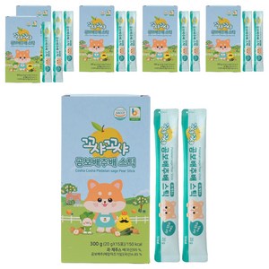 꼬샤꼬샤 곰보배추배 스틱, 300g, 6개