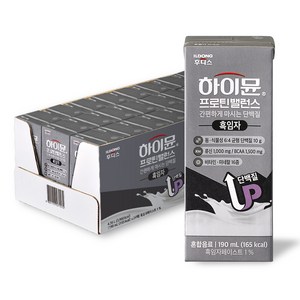 하이뮨 프로틴 밸런스 흑임자, 190ml, 24개 골드박스 특가