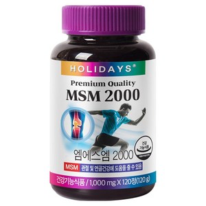 홀리데이즈 MSM 2000, 120정, 1개