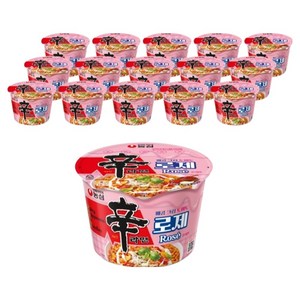 신라면 로제 큰사발면 108g, 16개