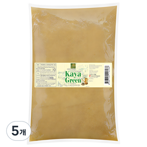 카야하우스 프리미엄 카야잼 그린, 2.5kg, 5개