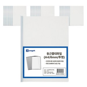 영오 둥근쫄대화일 6mm, 투명, 30개