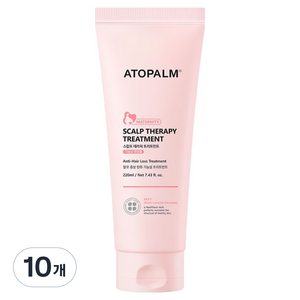 아토팜 매터니티케어 스칼프 테라피 트리트먼트, 220ml, 10개