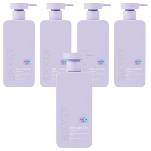 앙방 베이비 앤 키즈 단백질 약산성 샴푸 애플향, 300ml, 5개