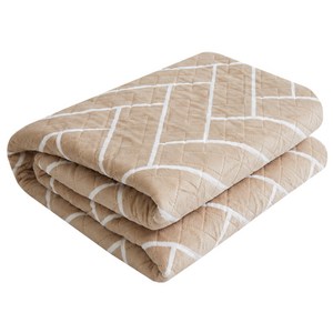HanilMedical 초극세사 패딩솜 엠보 탄소전기요 EPH-201S, 피치, 더블(150 x 200 cm)