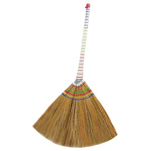 월드크린 미얀마 꽃 롱갈대비 빗자루, 1개, 혼합색상