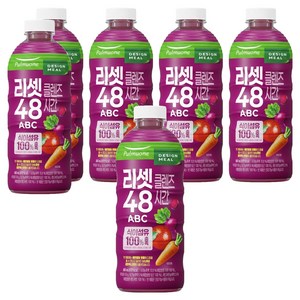 풀무원 리셋클렌즈 48시간 ABC 주스, 6개, 960ml