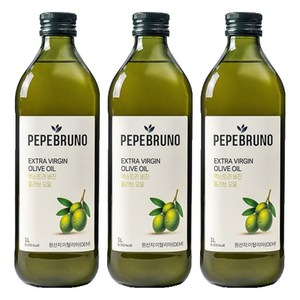 페페브루노 엑스트라버진 올리브오일, 1L, 3개
