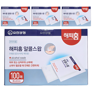 해피홈 알콜 스왑, 100개입, 4개