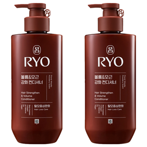 려 흑운 볼륨&모근강화 컨디셔너 탈모증상완화 우디머스크향, 480ml, 2개