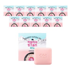 히말라야핑크솔트 비누 로맨틱한 플로럴향, 90g, 12개입