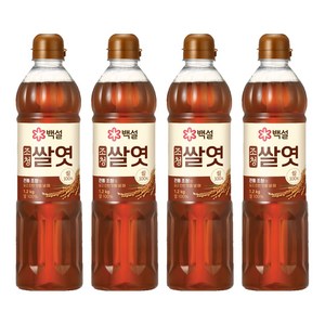 백설 조청 쌀엿, 1.2kg, 4개
