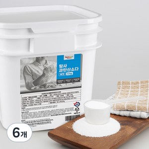 탐사 과탄산소다 버킷, 5kg, 6개