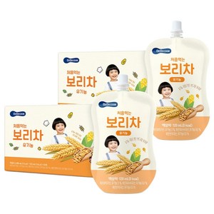 베베쿡 처음먹는 유기농 보리차, 120ml, 40개