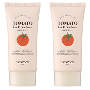 스킨푸드 토마토 톤 업 선크림 SPF50+ PA+++, 50ml, 2개