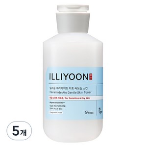 일리윤 세라마이드 아토 속보습 약산성 민감성 스킨, 250ml, 5개