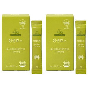 네츄럴굿띵스 속편한 생생효소 7p, 21g, 2개